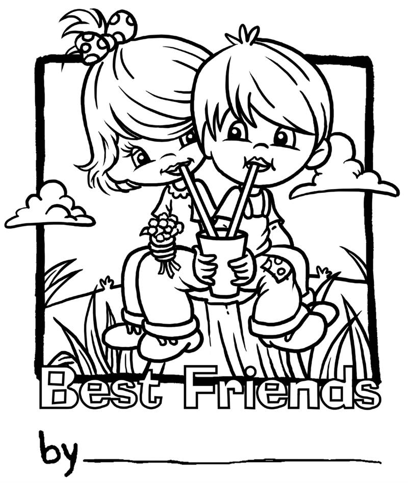 Bffl Free Coloring Pages