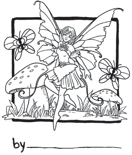 fairy and mushroom coloring pages - photo #10